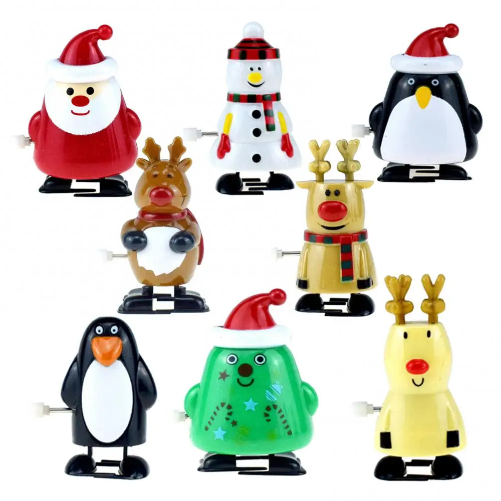 

Children Jumping Toys Walking Santa Claus Elk Snowman Penguin Kindergarten Toy Home Decor Christmas Party Supplies New Year Gift