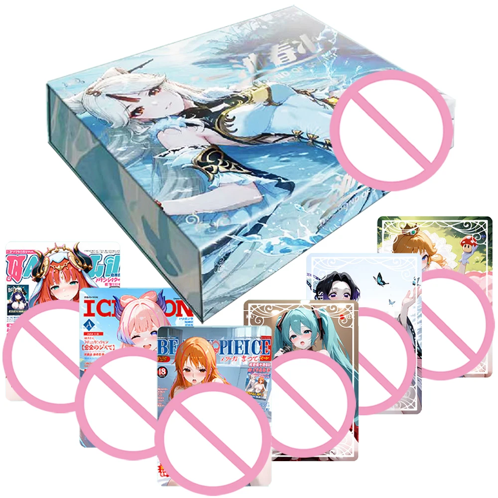 Full Pond of Squirting Collection Card Mature Tempting Anime Girl Exquisite Watercolor Series Card Popular Birthday Surprise Toy