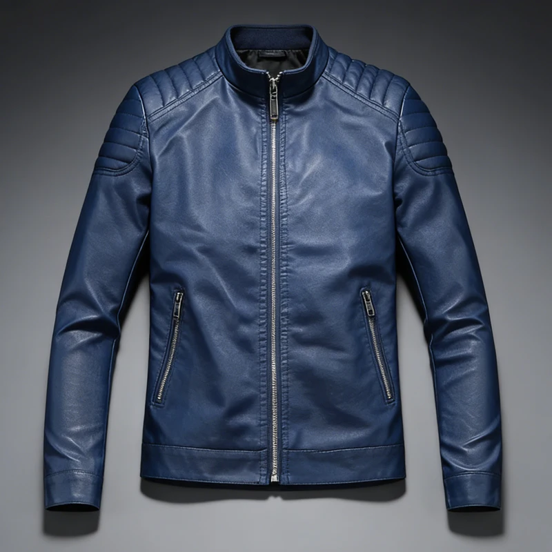 Winter Leather Jacket Men Cool Warm Causal Motorcycle Windbreaker PU Coats Multi-pocket Vintage Outwear Male Autumn Jackets
