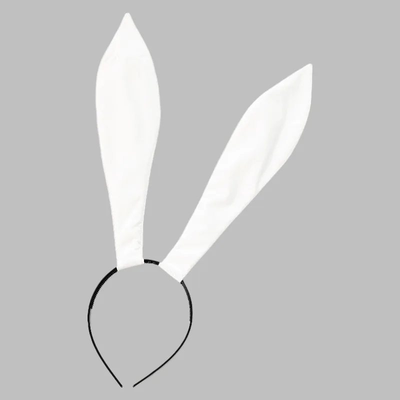 Hasenohren-Stirnband für Damen, Formbares Drahtgestell-Hasenmädchen-Haarband für Halloween-Cosplay-Party und Dienstmädchen-Kostüm – Detail 8