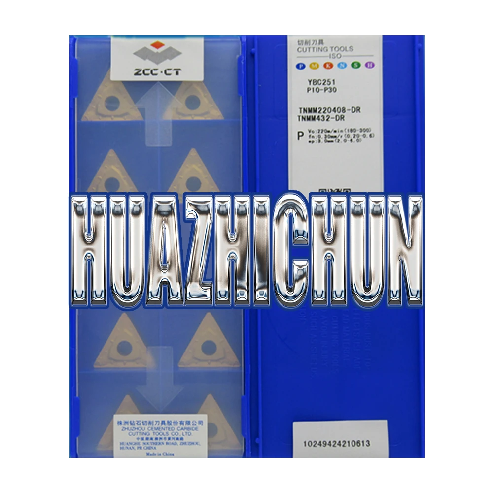 

HUAZHICHUN YBC251 252 351 TNMM220408-DR General Turning Inserts