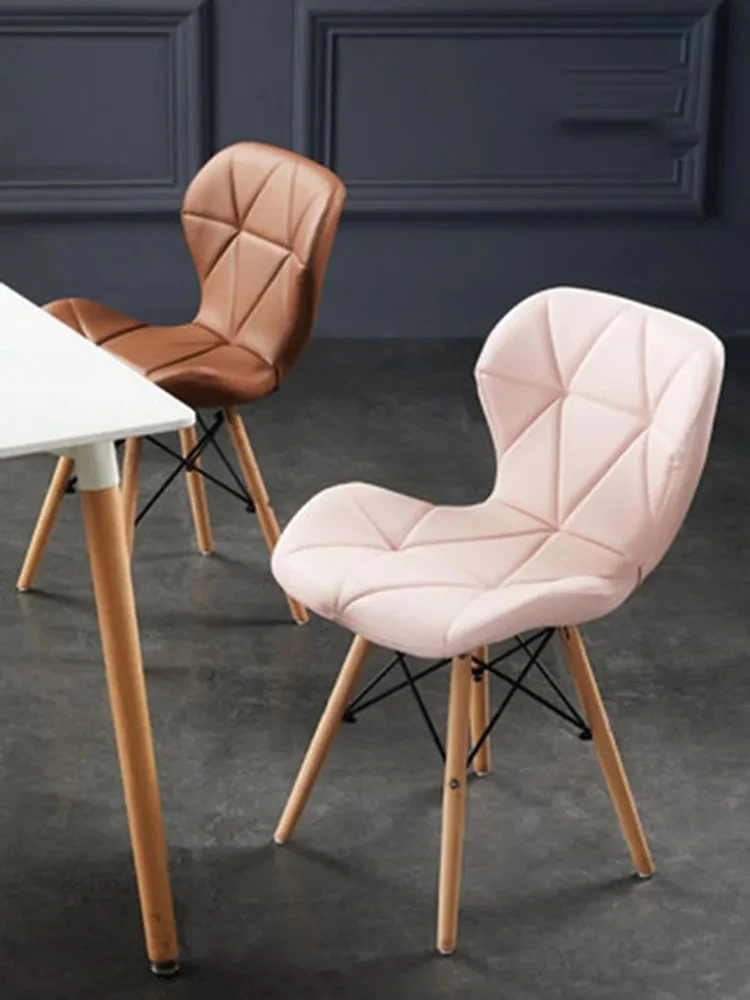 Dining chair Nordic bedroom home leisure simple chair discussion desk chair makeup manicure stool coffee milk tea shop dining ch