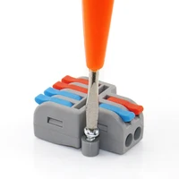 10/30/50 PCS Mini Fast Wiring Cable Connectors Universal Compact Splitter Electrical Conductors Push-in Home Terminal Block 2
