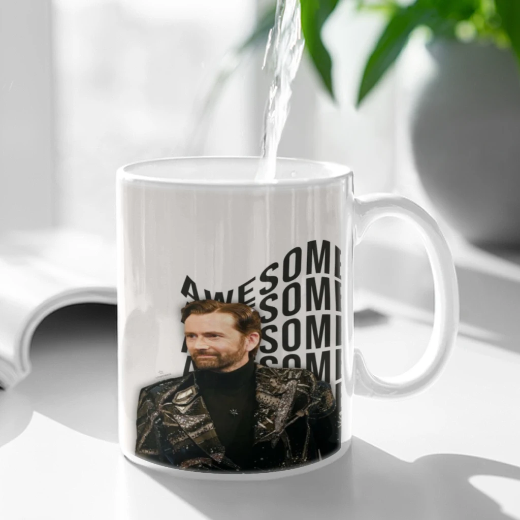 D-David _Tennant Free Shipping Coffee Mug 11oz Fun Ceramic Coffee Tea Cocoa Cup Handle Tea Drink Cup