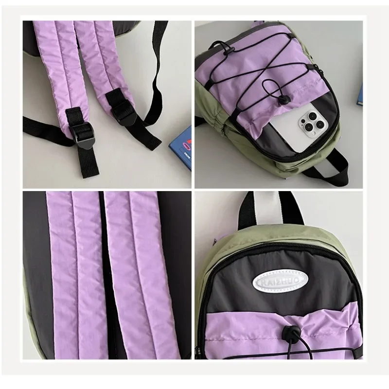 韓国風リュックサック 女の子向け 2025年新作 小型 キャンバス リュックサック レディース 学生 高品質 ミニ 女性用バックパック アウトドア 旅行