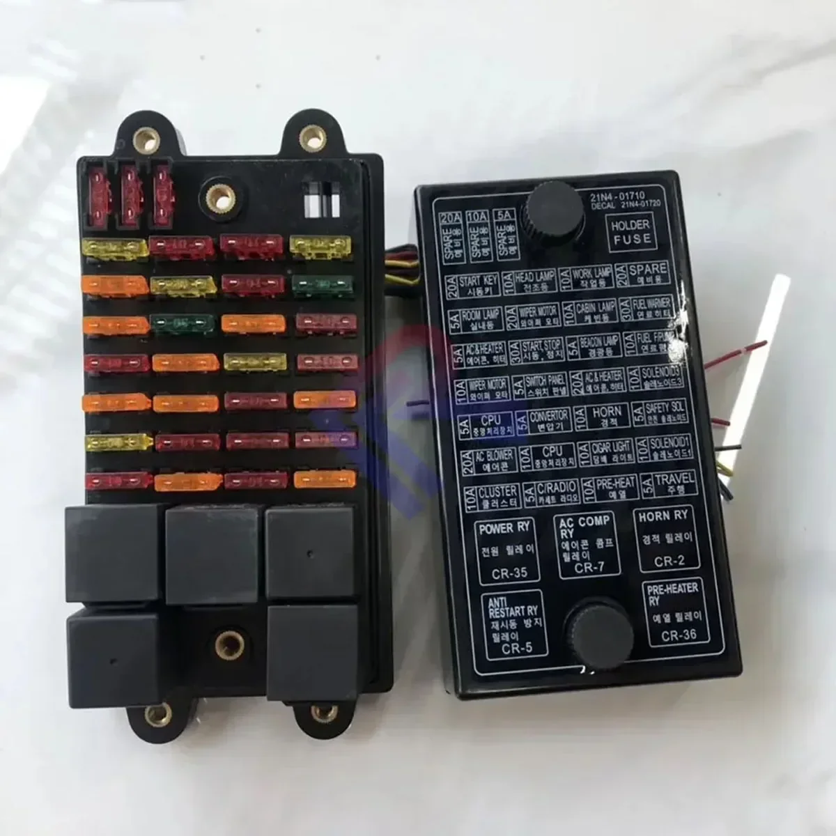 12v Fuse Box Fits Hyundai Excavator R55/60