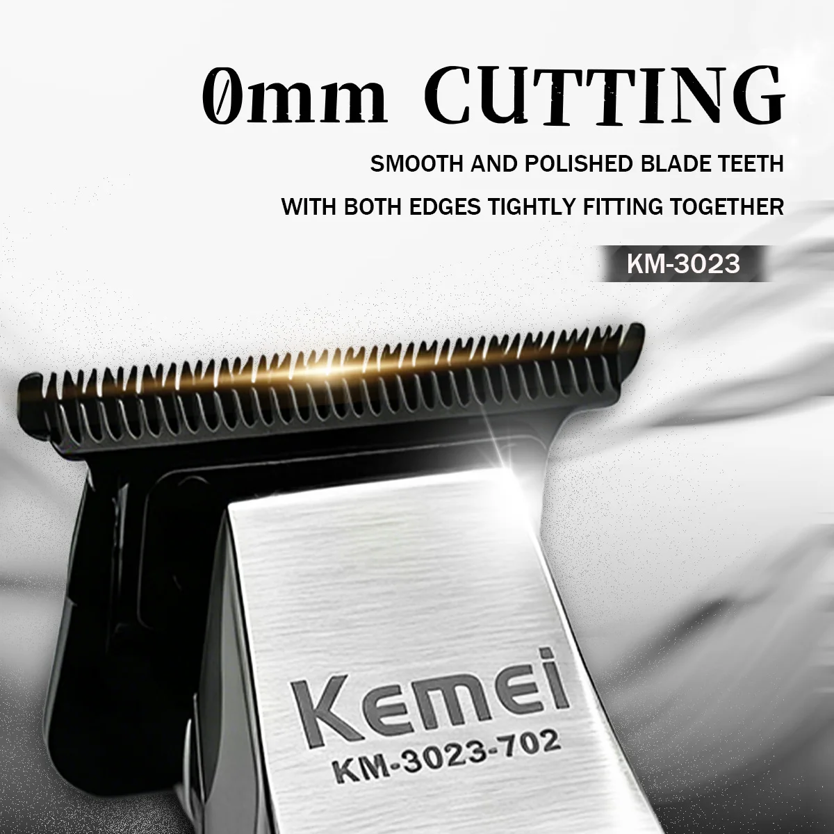 Kemei Hair Trimmer Professional Hair Clipper Electric Haircut Machine Rechargeable Hair Clipper 0 MM Trimmer for Men KM-3023-702