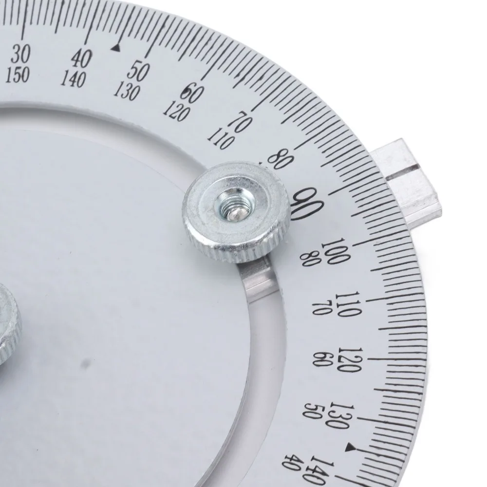 Durable Aluminum Alloy Woodworking Protractor Accurate Scale Versatile Angle Protractor Miter Gauge Miter Cutting