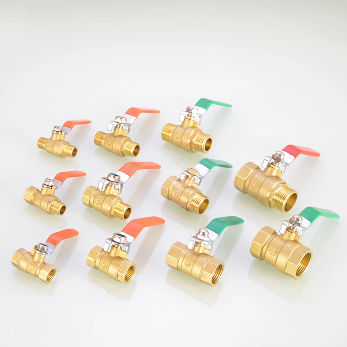 

Brass Ball Valve Pipe Fittings 1/2＂Special for 1216 Aluminum Plastic Pipe Copper Connector Jiont Pipe Water Heater Accessories