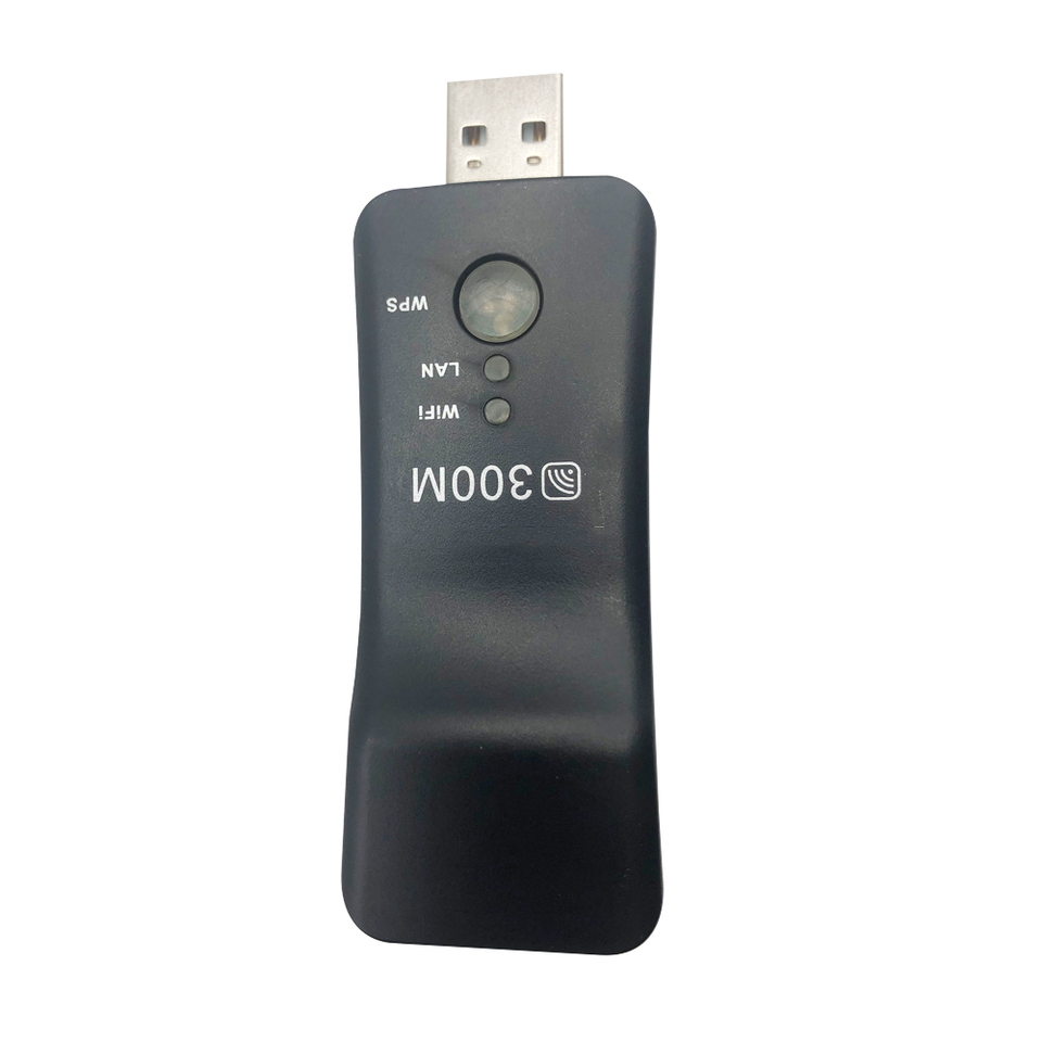 300Mbps Wireless USB Smart TV Wifi Repeater for Samsung Sony LG TV Adapter TV Sticks Universal Ethernet Network Repeater