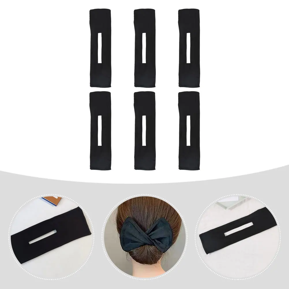 

6Pcs Hair Bun Maker Fast Hairstyle Solution for Women Elegant Updo Creator Portable Hair Styling Wedding Use