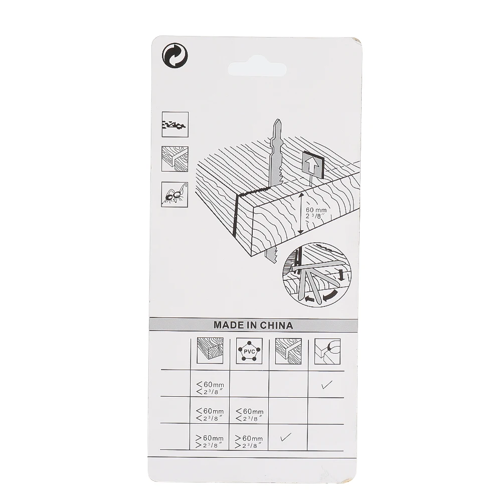 Pisau gergaji t-shank baja karbon tinggi, T119BO 3 inci 12TPI untuk memotong logam kayu, Set pisau gergaji bolak-balik