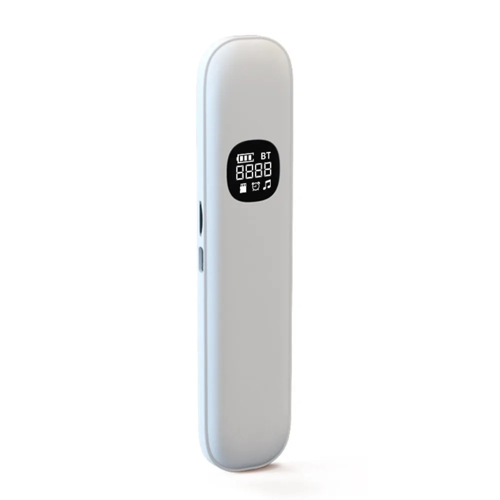 Draagbare beengeleiding slaapluidspreker Bluetooth 5.4 LED-display onder kussenluidspreker Oplaadbaar slaaphulpapparaat met witte ruis - afbeelding 1