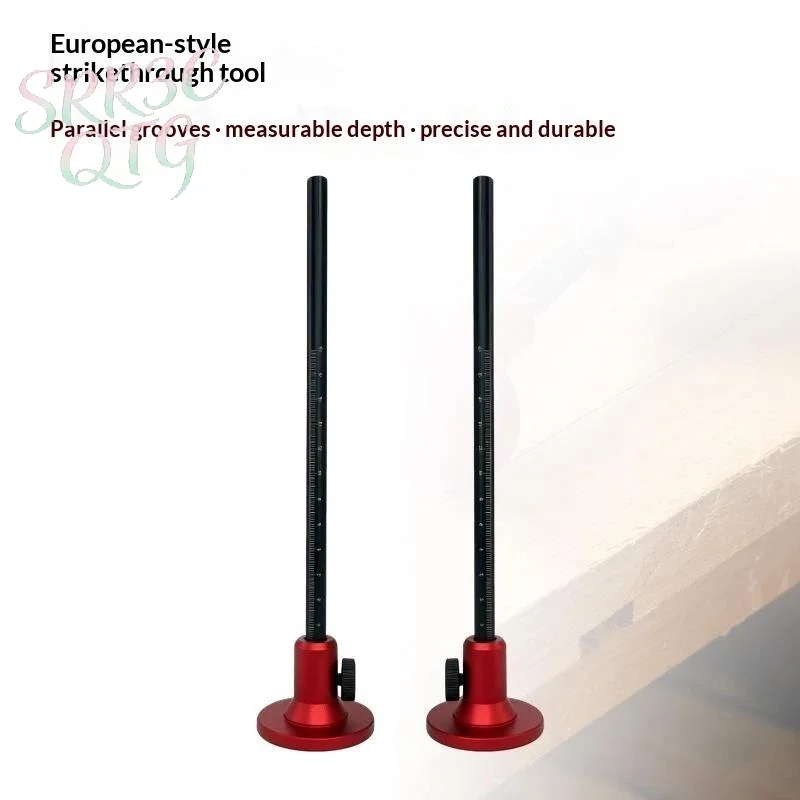 Hot Sale Wheel Marking Gauge Woodworking Scriber Wood Marking Tools With Inch/ MM Scale Parallel Line Drawing Mortise Measuring