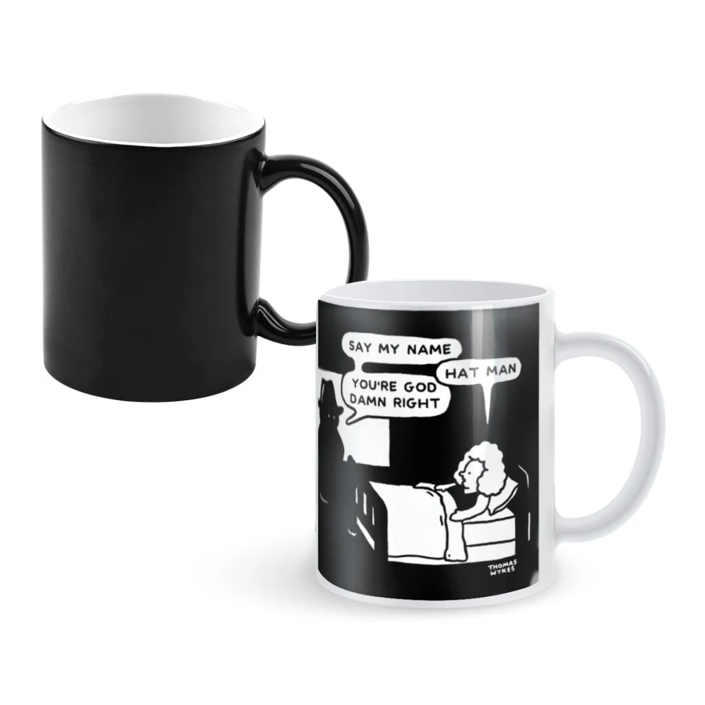 

Hat Man HeisenbergCoffee Mugs And Mug Creative Color Change Tea Cup Ceramic Milk Cups Novelty Gifts