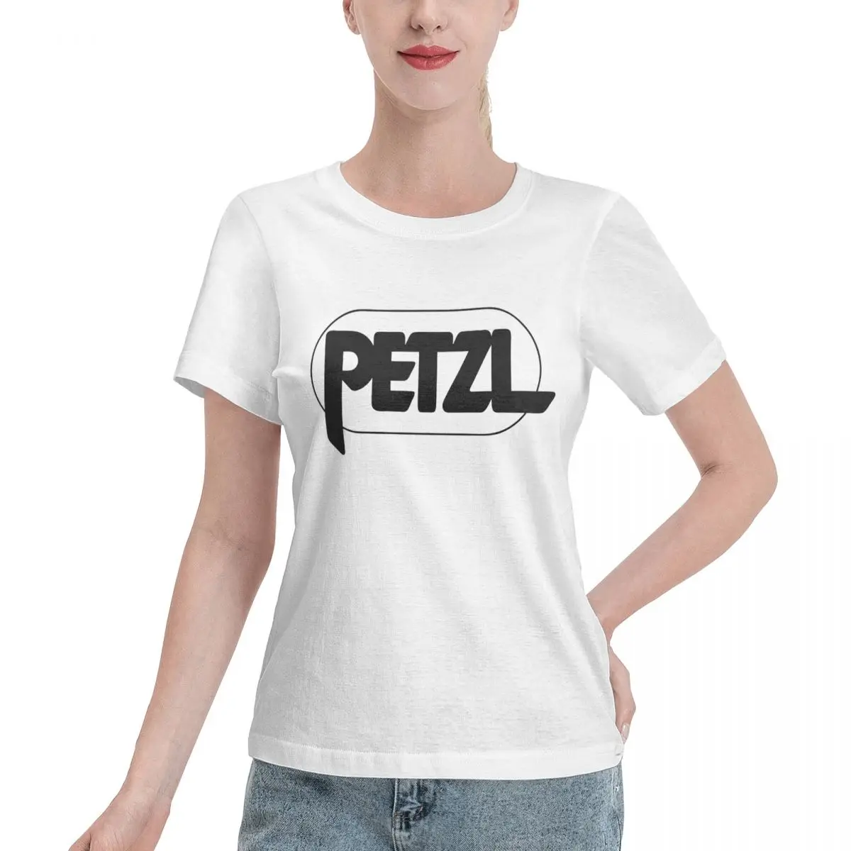 PETZL Life Wall Climbing Hiking And Trail Running T-shirt Female Women Girl Cotton Short Sleeve O-Neck Tee-Shirts Tops