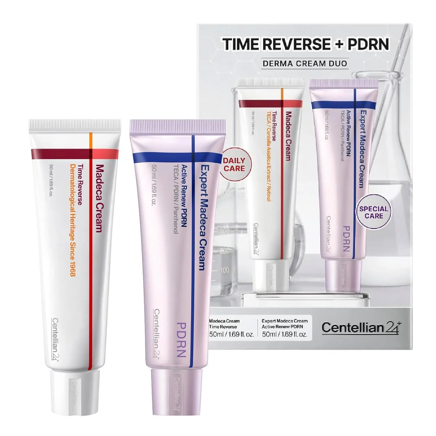24 Madeca Cream Time Reverse Active Renew PDRN Cream Serum Collagen Moisturizing Firming Brightening Repair Face Cream