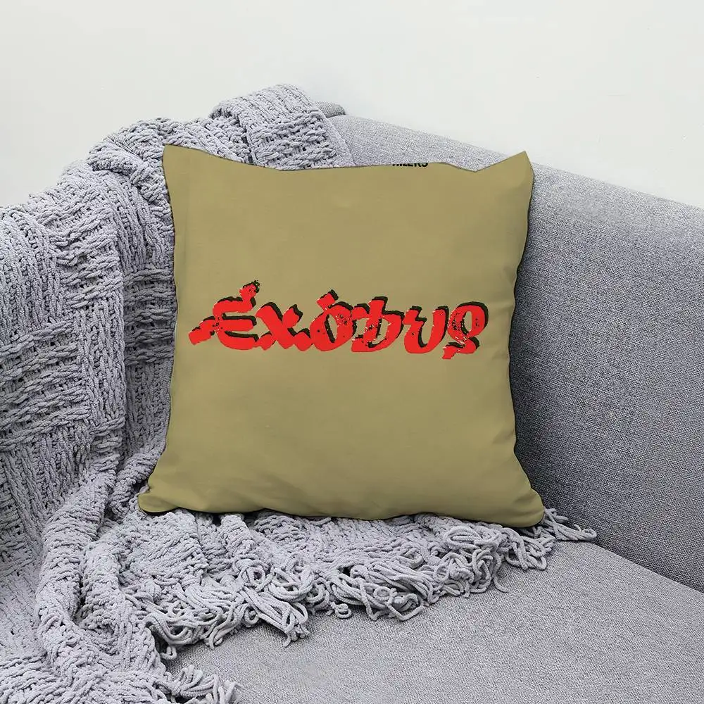 B-Bob Marley & The W-Wailers Exodus 30x30cm 45x45cm Pillow Case Decor Protective Covers Comfortable Soft For Sofa Living Room Ho