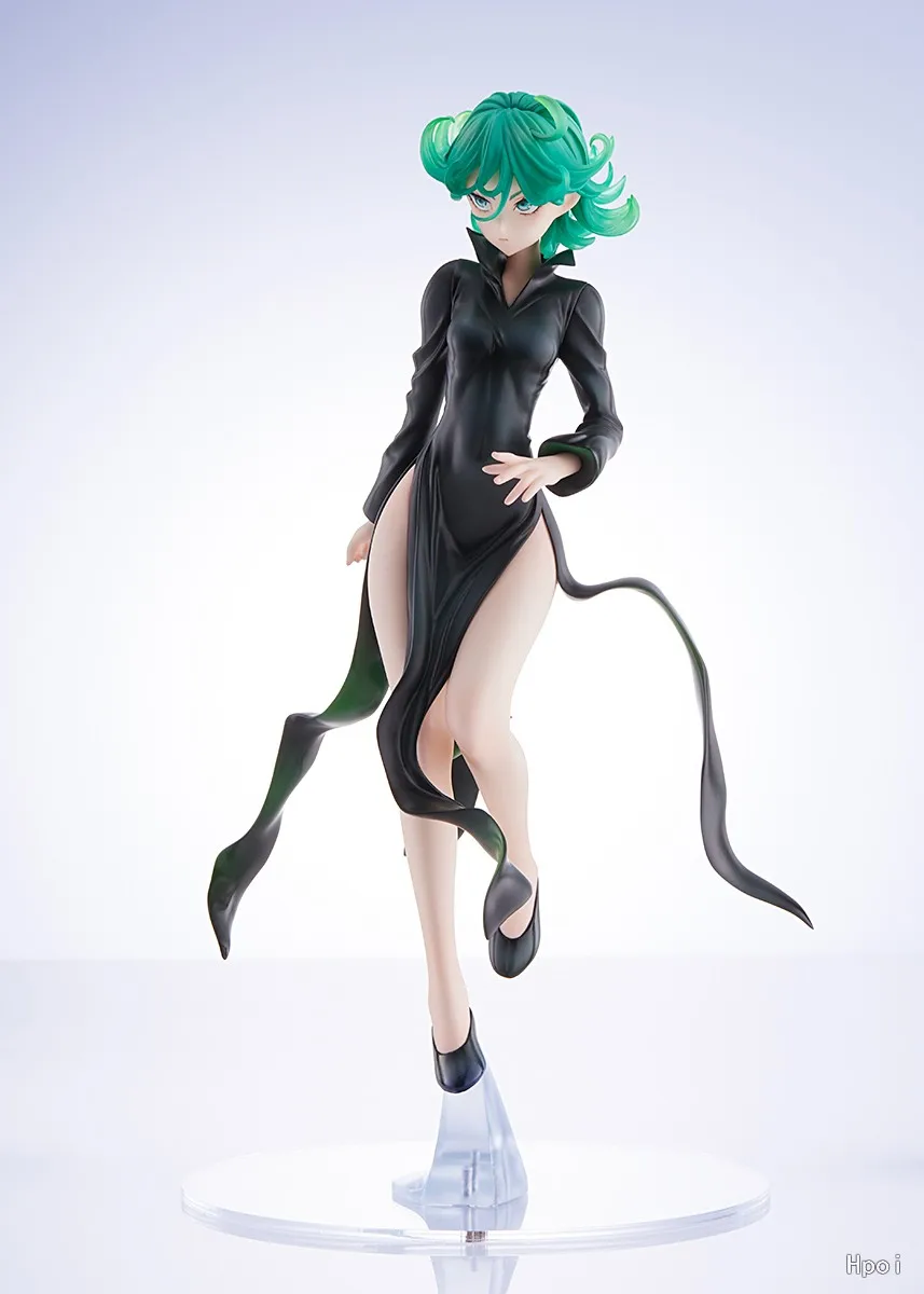 Original AMAKUNI One-Punch Man TERRIBLE TORNADO Tatsumaki Anime Character Model Toy Gift Ornaments Collection