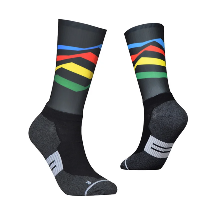 Slip Anti Professional Bike Socks Bicycle Compression Sport Sock Men And Women Street Sports Socks Racing Cycling Socks 05