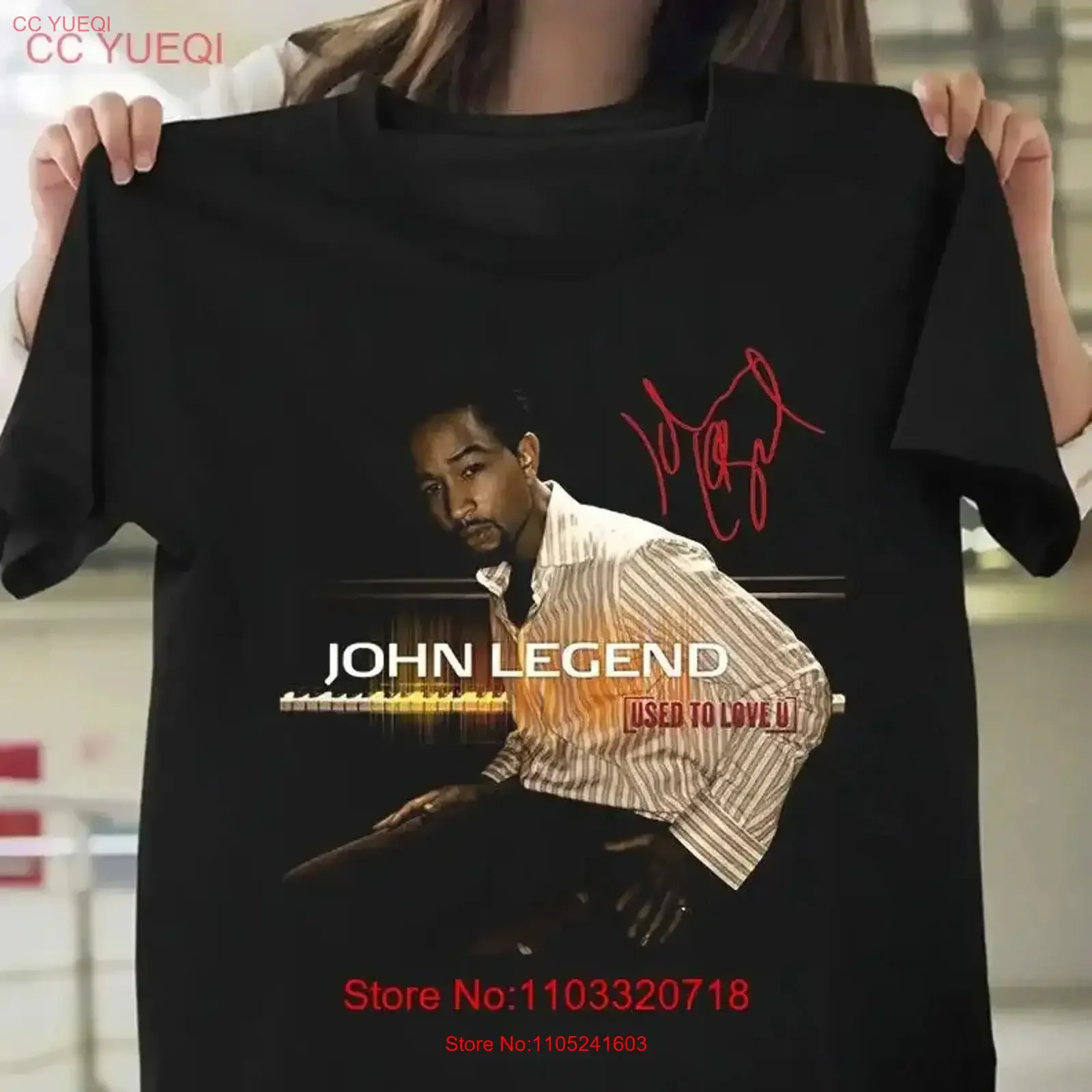

John Legend Used to Love U T Shirt All Size MK668 vintage Washed homme Casual Versatile Top For Everyday Wear Stretched Soft