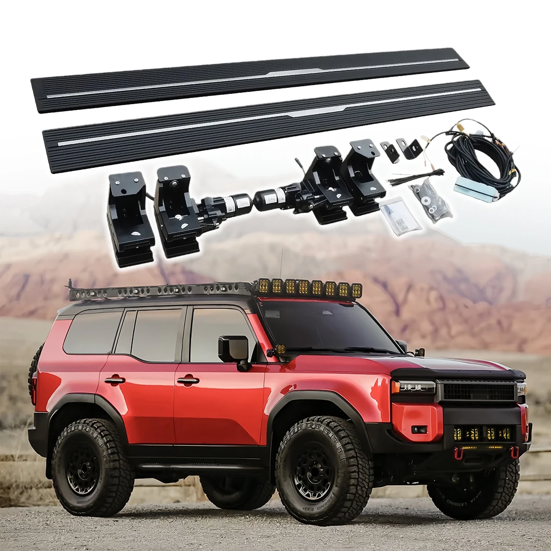

Power Side Step Electric Running Boards fits for Toyota Land Cruiser LC250 Prado J250 2024 2024 2025 Powerstep Retractable Steps