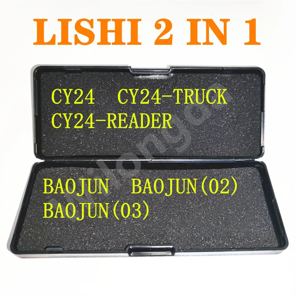 

LISHI Locksmith Tools 2 IN 1 CY24 CY24-TRUCK CY24-READER for BAOJUN for BAOJUN(02) for BAOJUN(03) for QIRUI02 for QIRUI02R