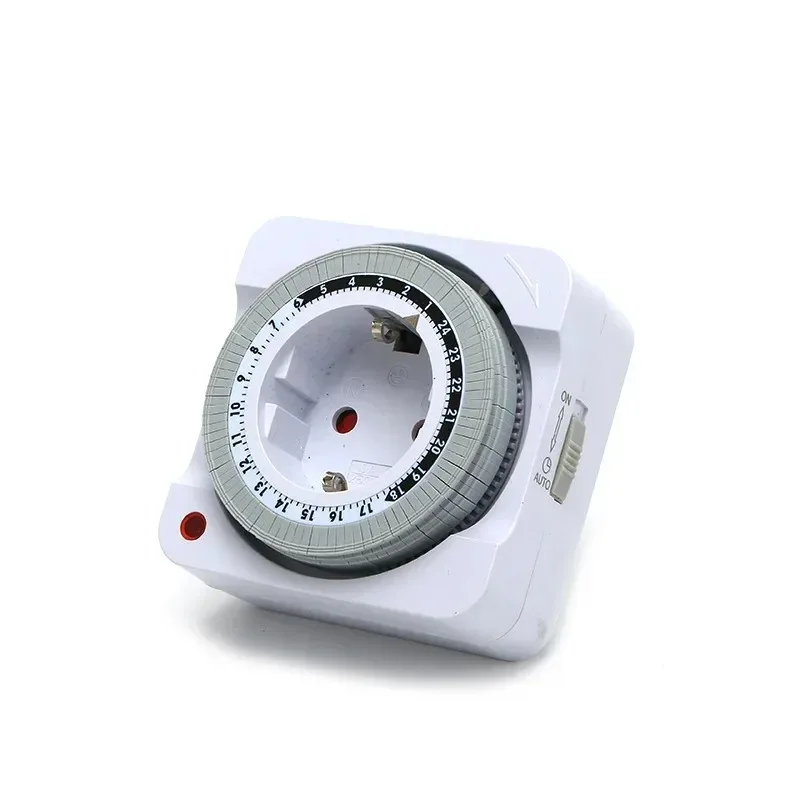 Mechanical Timer Switch 24 Hours Indoor EU Plug Socket Auto Power Off Smart Countdown Cycle Timing