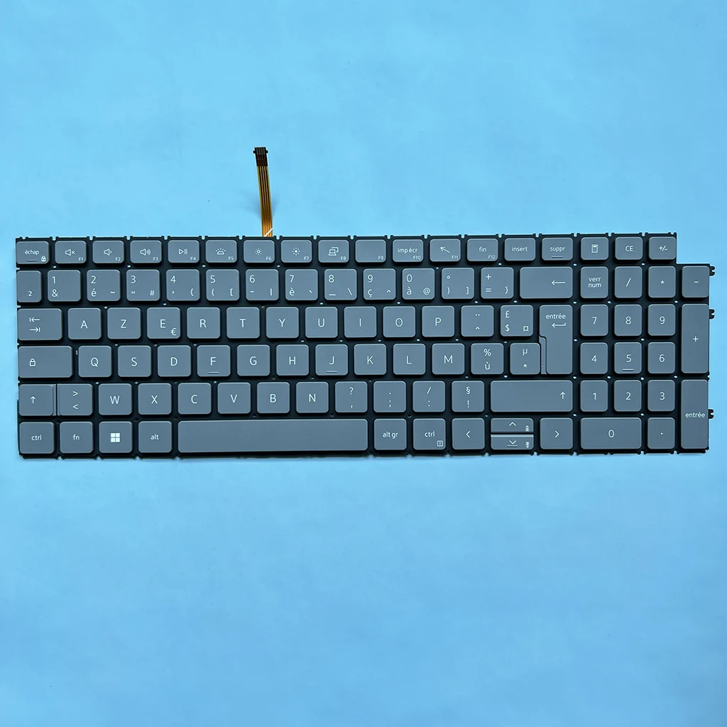 Imagem -05 - Teclado Retroiluminado para Dell Inspiron Francês 3511 3510 3511 5510 5515 5518 7510 7610 Latitude 3520 3530 07h3yf Nsk-dehabw fr