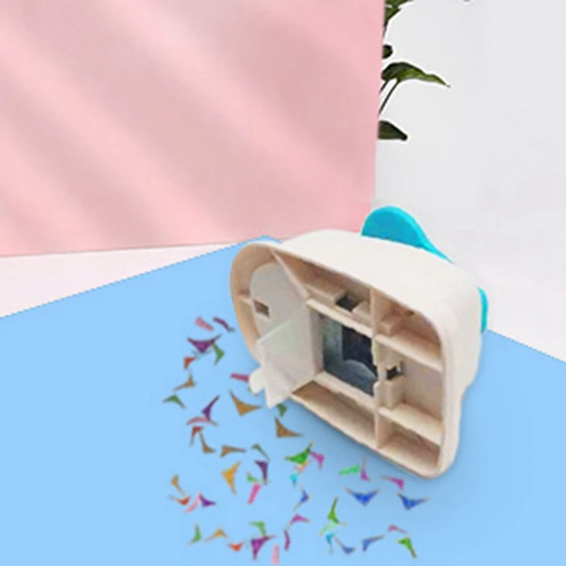 Corner Rounder Mini Corner Trimmer Punch R5/R8/R11mm Round Corner DIY Paper Card Photo Planner Cutting Supplies White+Blue