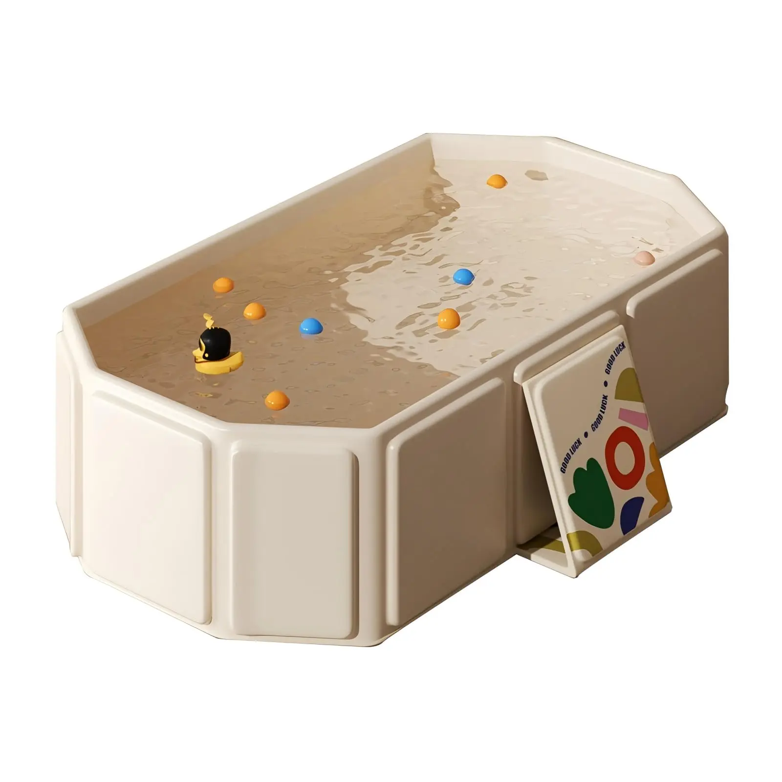 

Baby Foldable Kids Bathtub for Infants to Toddler with Non-Slip Base,Easy Storage,Perfect for Small Spaces