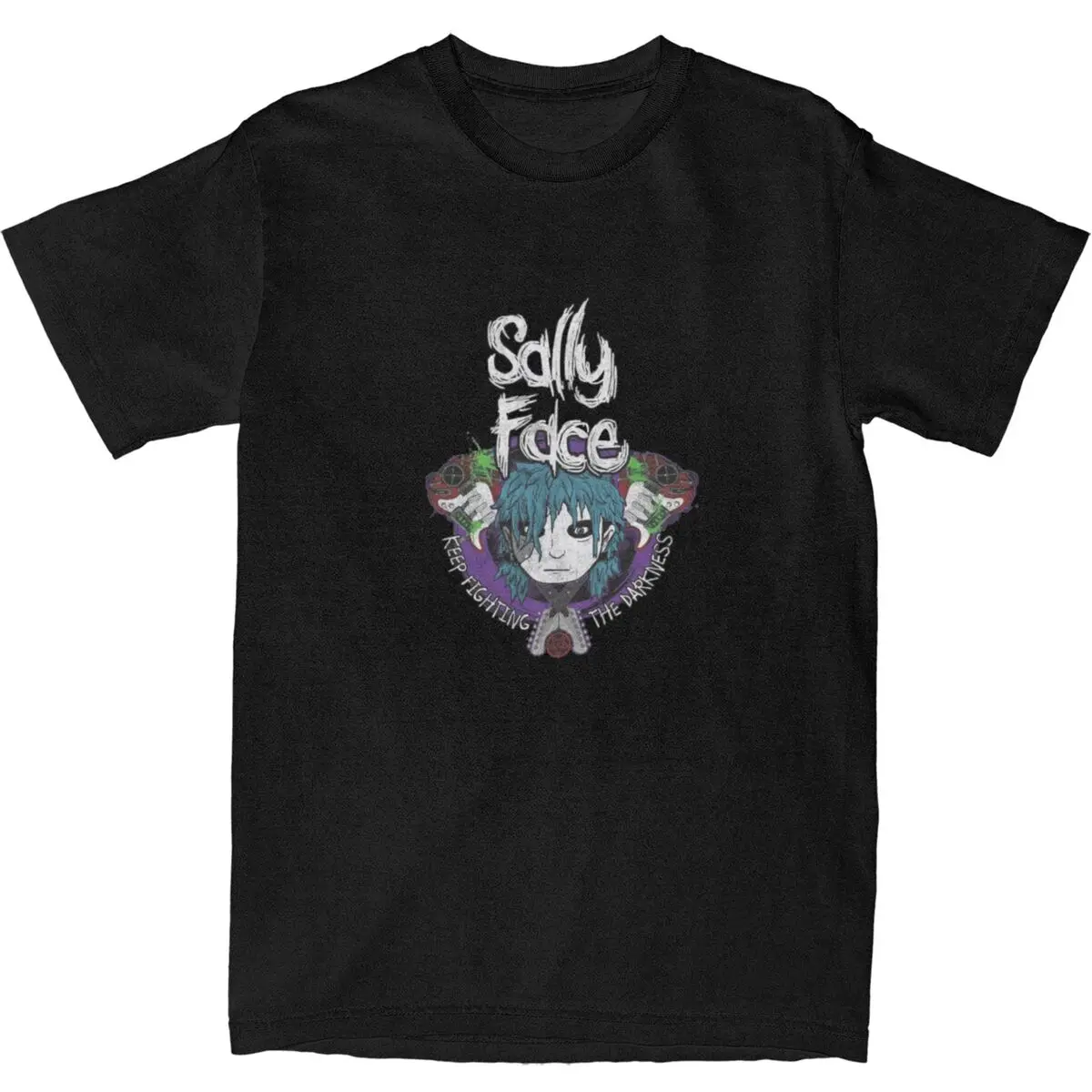 Haikyuu T-Shirt Summer Sallys Face Girl Print Cotton T-Shirts Goth Tee Shirt for Mens Summer Aesthetic Short Sleeve Clothes