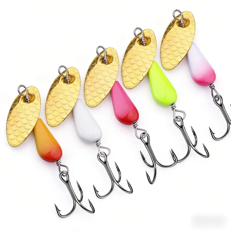 

New5.5CM 4.6G 6CM 6.8GSequin lure with single hook, artificial bait, composite sequin5Individual fishing gear and bait