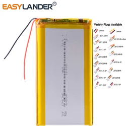 3.7V 10000mAh 1260110 Rechargeable Lithium Li-ion Polymer Battery For TOY POWER BANK GPS