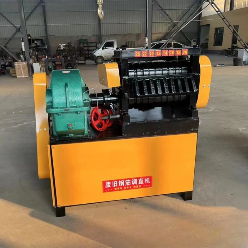 

Porous waste steel bar straightening machine Waste steel bar straightening machine 20 type 28 multi-groove steel bar