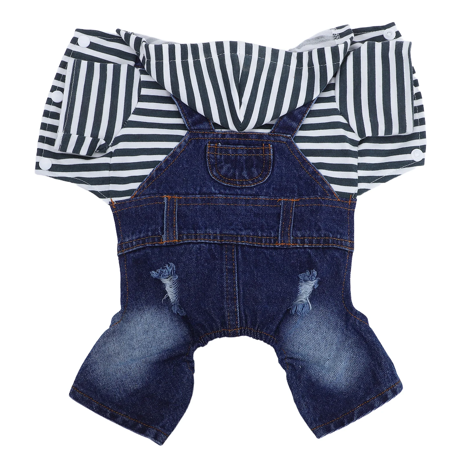 

1Pcs Pet Clothes Dog Jumpsuit Durable Jean Suspenders Unique Design for Everyday Use and Photos Pet Dog Clothes