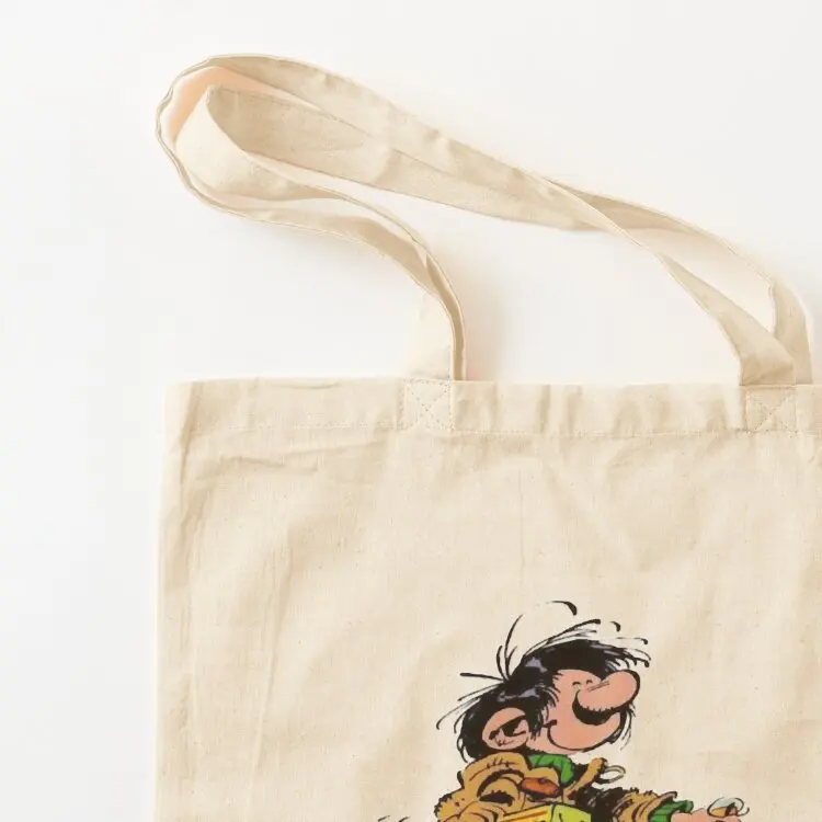 هدية مضحكة لـ Fantasio Spirou ريترو خمر حمل حقيبة المتسوق حقيبة المرأة قماش حقائب اليد حقيبة كبيرة حقائب من القماش