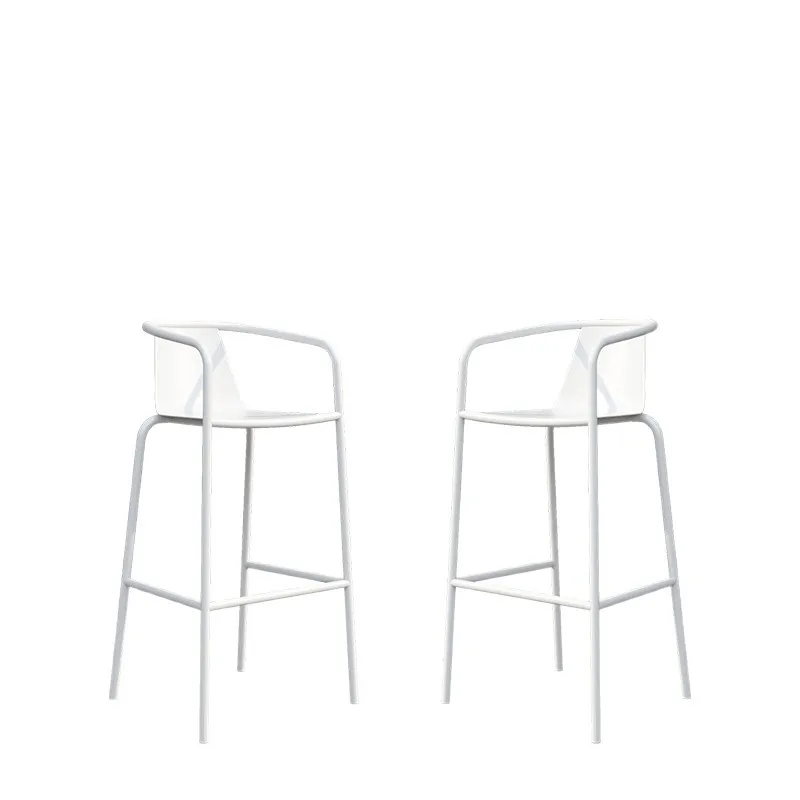 

High table chair, outdoor relaxation, long narrow table, waterproof and sunscreen home dining table