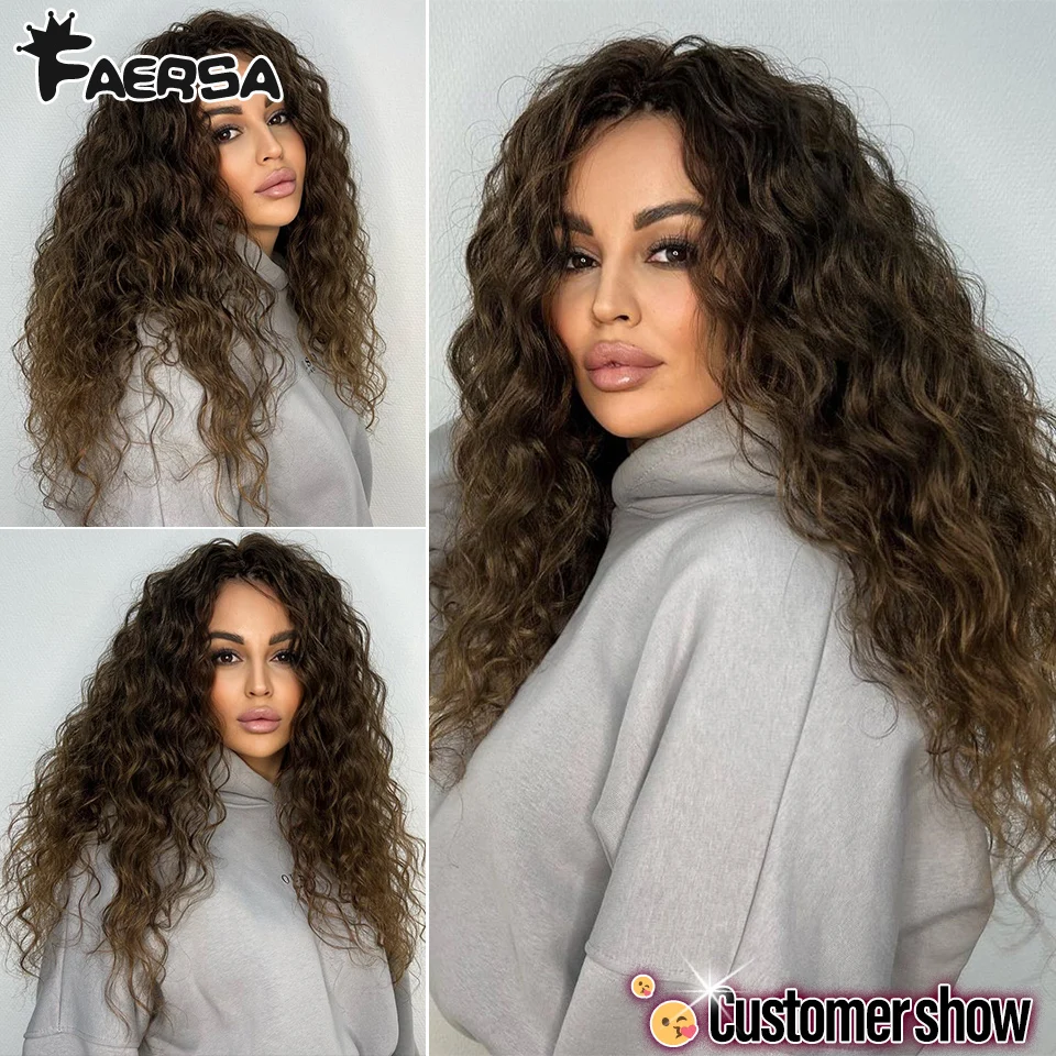 Tief gewelltes Twist-Häkelhaar, Afro-Locken, Wasserwellen-Häkelzöpfe, synthetische lockige Flechten-Haarverlängerungen für Frauen, 45,7–61 cm – Detail 5