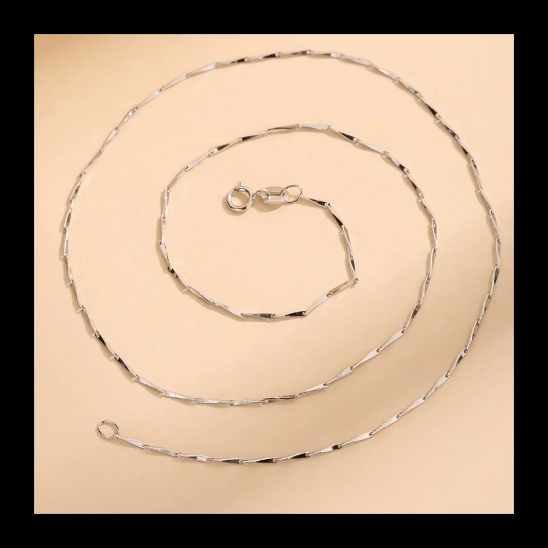 خمر S925 الفضة الجديدة سلسلة بذور البطيخ مزاجه قلادة أنيقة المتخصصة تصميم الراقية سلسلة الترقوة النسائية