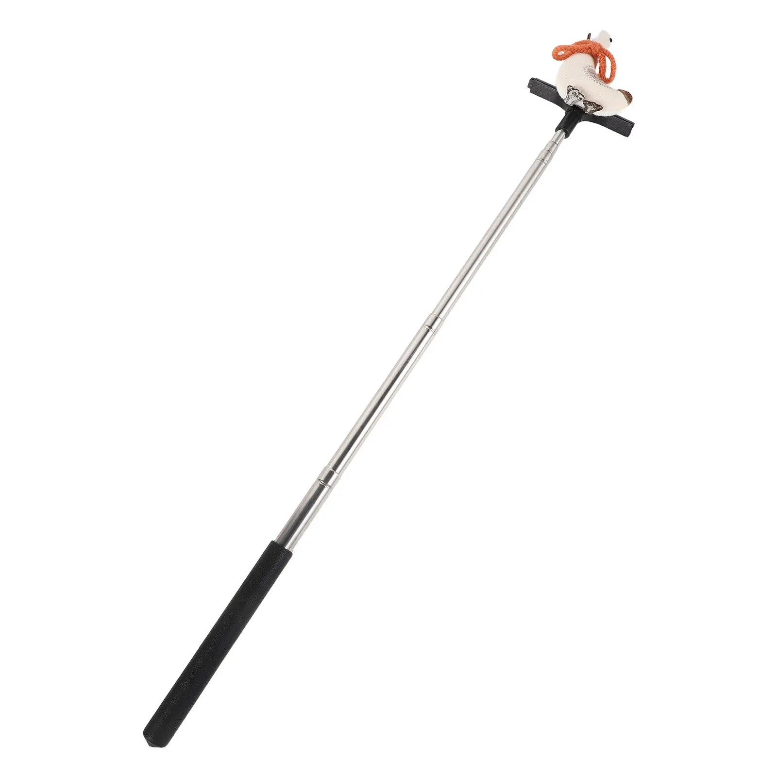 Car Rearview Mirror Wiper Retractable Black Cute Portable Windscreen Cleaner Tool Adjustable Extensible Car Mirror
