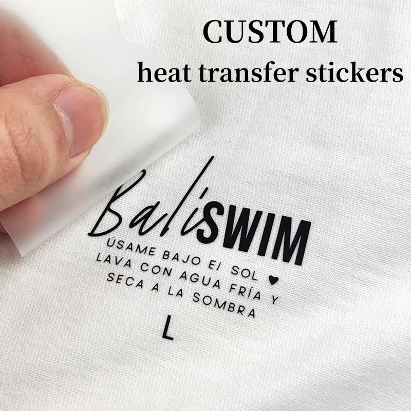 

Customize Printed Labels, Iron Heat Transfer Labels for Clothing, Customize Your Logo, Washable Labels for Clothing