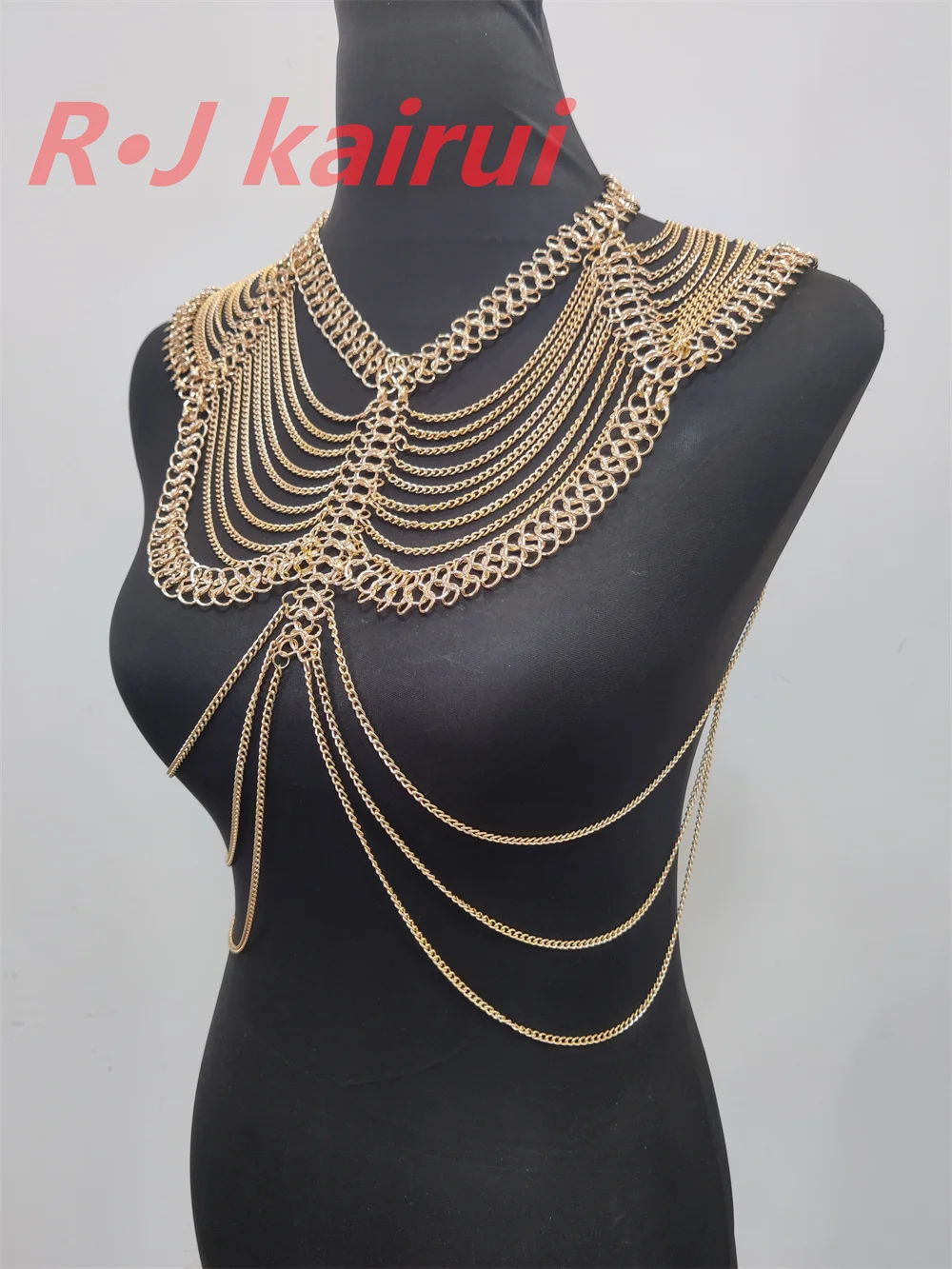 New Style Fashion Women Silver Plated Chains Unique Harness \