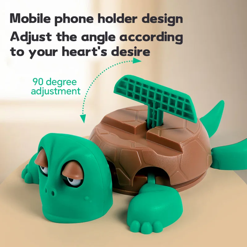 لطيف حامل هاتف السلحفاة دعم آيفون سامسونج المحمول حامل جوّال بلاستيكي فتاة هدية سطح المكتب الديكور كوستر