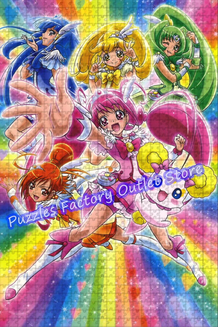 Wonderful Precure! Jigsaw Puzzles The Movie! Grand Adventure In A Thrilling Game World Print Puzzle for Kids Educational Gifts