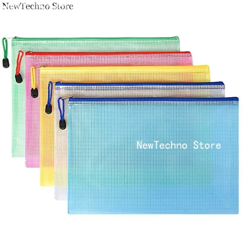 

1 шт., сетчатая сумка на молнии, сумка для документов, водонепроницаемые папки на молнии, A5, школьные и офисные принадлежности, пенал, сумки для хранения