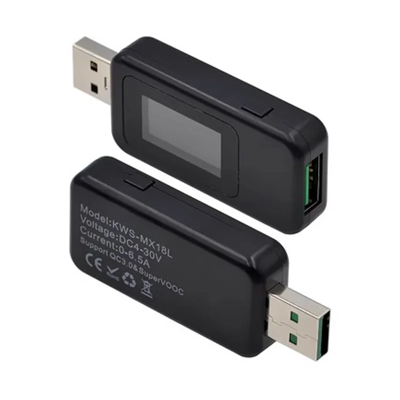 10 in 1 USB 테스터 DC 디지털 전압계 전류 전압계 암페어 전류 전압계 암페어 전압계 감지기 파워 뱅크 충전기 표시기