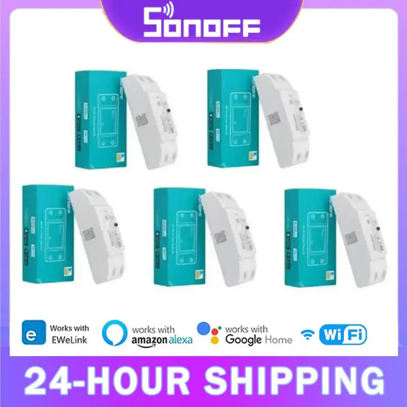 SONOFF Basicr4 Upgraded Basicr2 Mini Wifi Smart Switch Automation Module Esp32 Support Home Assistant Alexa Alice Ewelink App