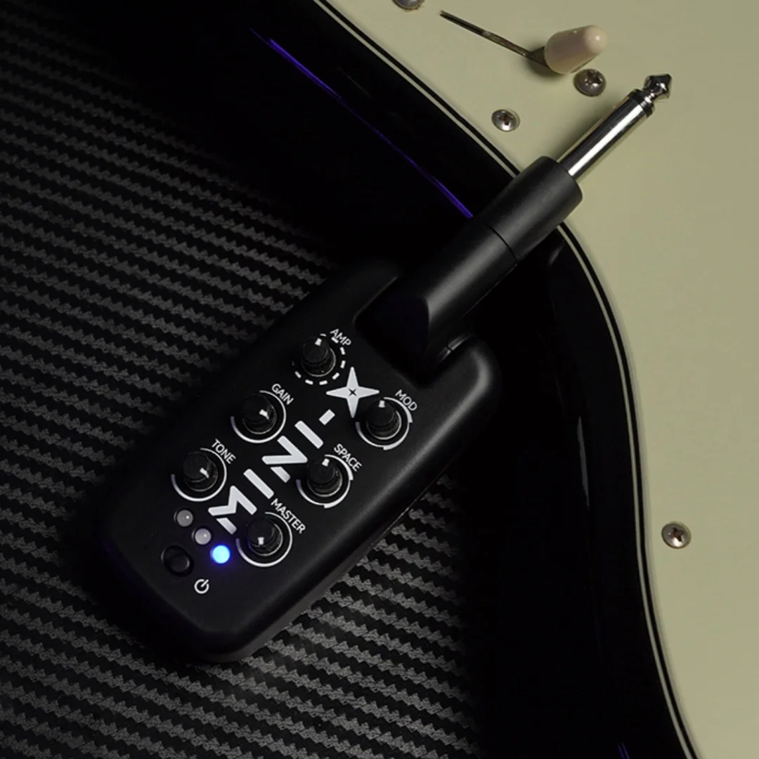 

Портативный усилитель для наушников M-VAVE MINI-X, усилитель для гитары и баса, перезаряжаемый мини-усилитель для наушников со встроенными 9 режимами усиления