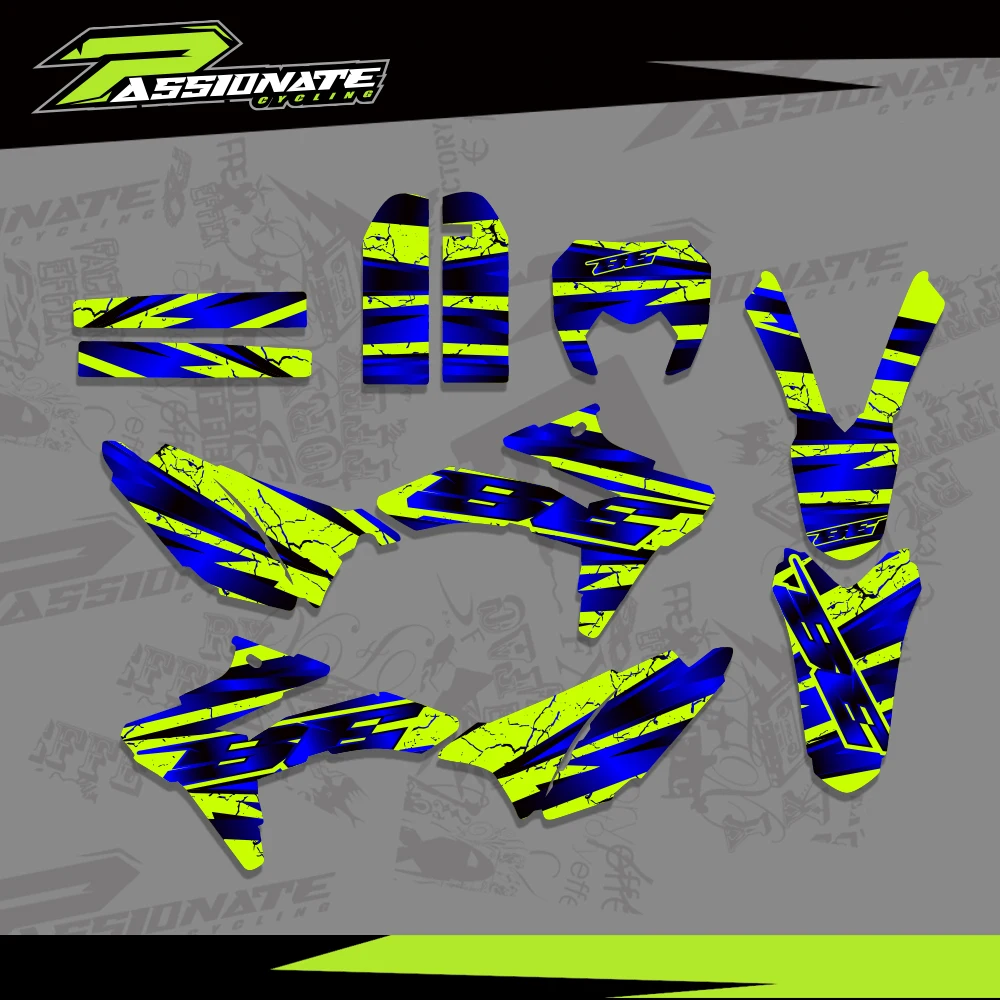 

For Sherco SE 250 300 450 2012 2013 2014 2015 2016 Full Graphics Decals Sticker Motorcycle Background Custom Number Name